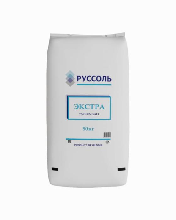 Пищевая соль выварочная Экстра 50 кг, Руссоль